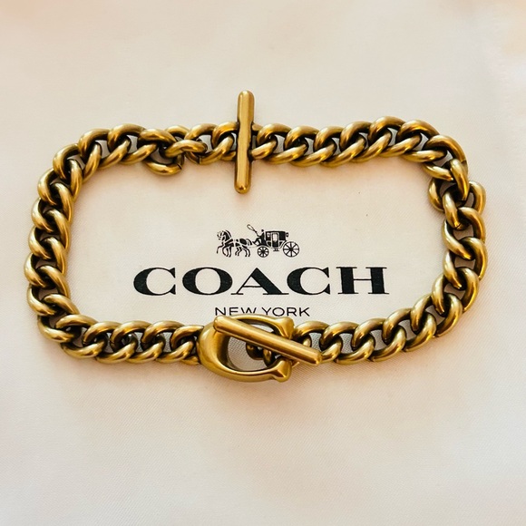 RARE Coach Y2K Wallet Strap/ Swag Bag Charm/ Wristlet Chain/ Keychain/ Bracelet - Picture 13 of 13